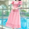 Váy Thiết Kế MDU900 Màu Hồng Pastel Tay Nơ Bồng Dáng Xoè Công Chúa 8 photo 2024 06 03 15 15 38 Mdu Fashion