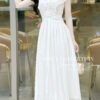 Váy Thiết Kế MDU3933 Tơ Óng Hàn Trắng Tinh Khôi Kết Hợp Tay Cánh Tiên Lôi Quấn 11 1 4 1 Mdu Fashion