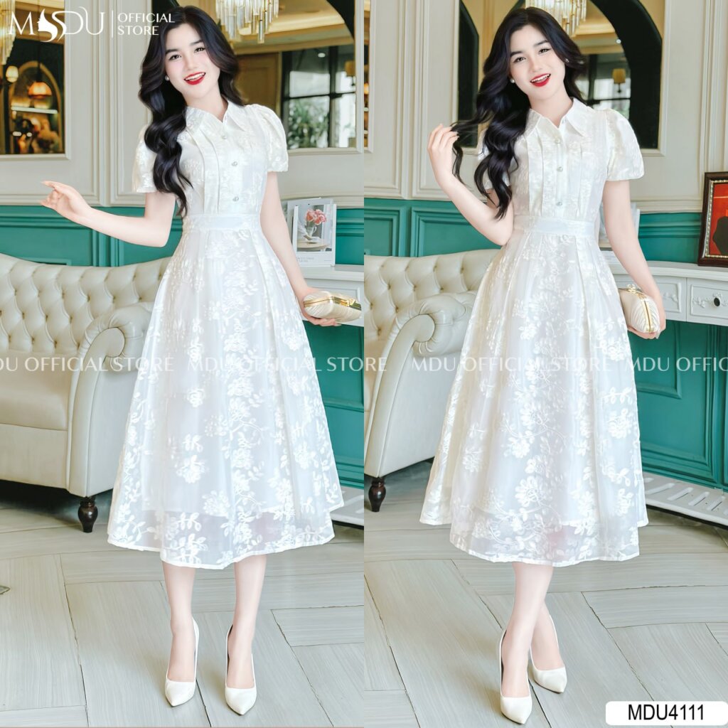 Top 10+ Mẫu Đầm Vest Dự Tiệc Sang Trọng, Hiện Đại Cho Phái Đẹp 3 Đầm Vest Dự Tiệc Trắng Thanh Lịch