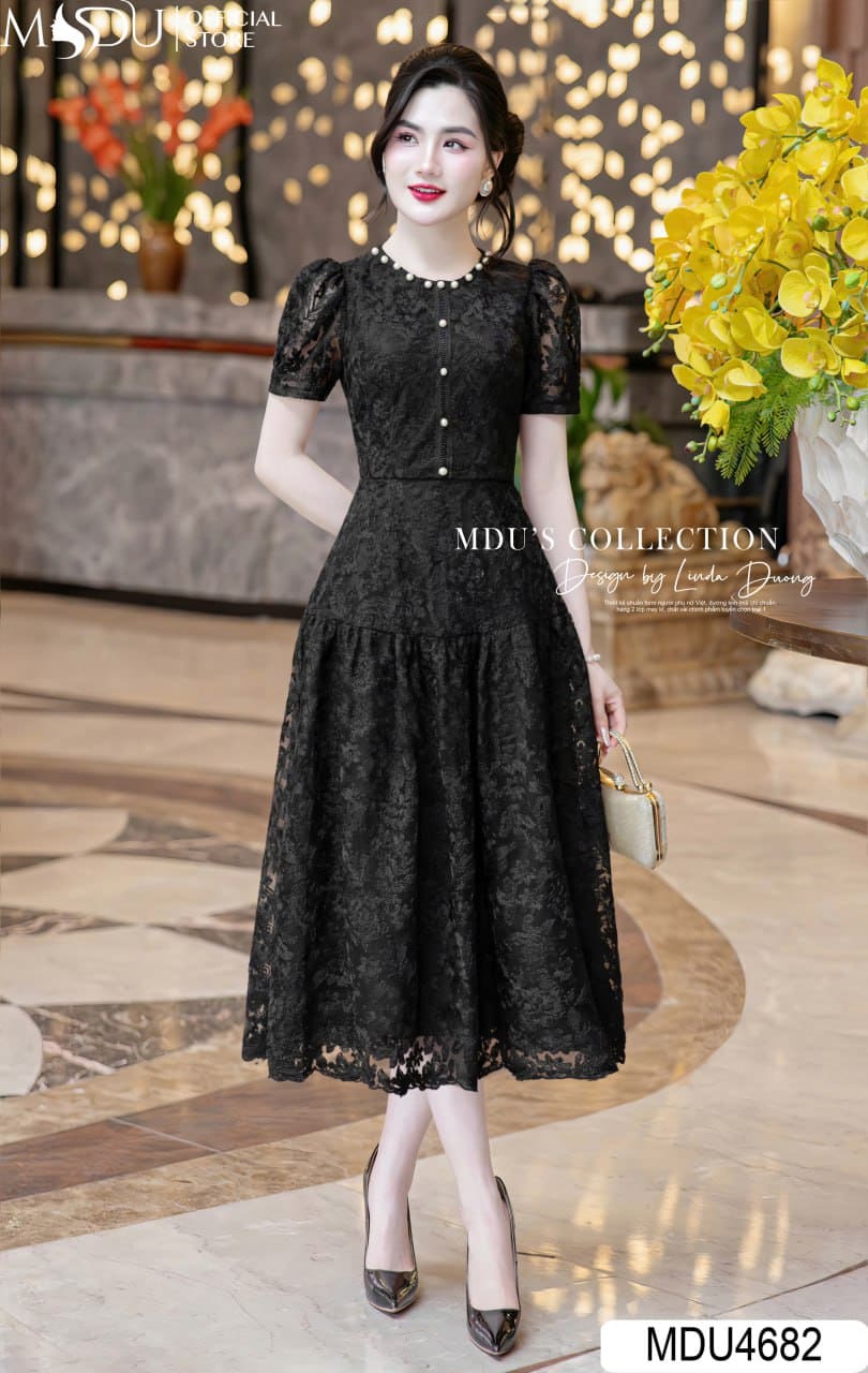 6+ Đầm Xòe Dự Tiệc Nữ Tính – Mặc Là Ghi Điểm 7 Các Kiểu Đầm Xòe Dự Tiệc Khiến Bạn "Đốn Tim" Mọi Ánh Nhìn - Đầm Xòe Maxi