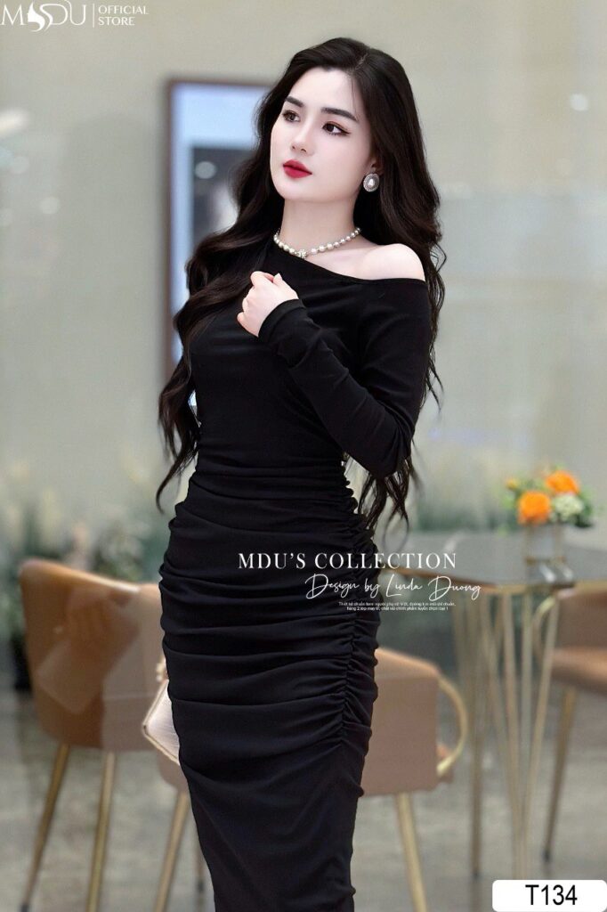 Top 10+ Mẫu Đầm Body Sang Trọng Trẻ Trung Không Thể Bỏ Qua Từ MDU Fashion 6 Đầm Body Trẻ Trung Sang Trọng Lệch Vai