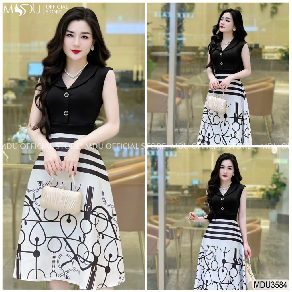 Top 10+ Mẫu Váy Công Sở Đẹp Thanh Lịch và Sang Trọng từ Mdu Fashion 7 Váy Đầm Công Sở Cổ Điển
