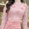 Váy Thiết Kế MDU3780 Chất Ren Hoa Đính Dệt Nổi Phối Tùng Váy Mango Ý, Đứng Form, Xẻ Trước 12 photo 2023 11 30 16 56 18 2 Mdu Fashion