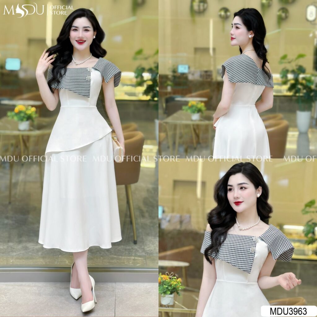 Top 10+ Mẫu Đầm Vest Thiết Kế Thanh Lịch Và Sang Trọng Cho Phái Đẹp 13 Đầm Vest Phối Màu – Phá Cách Và Sáng Tạo