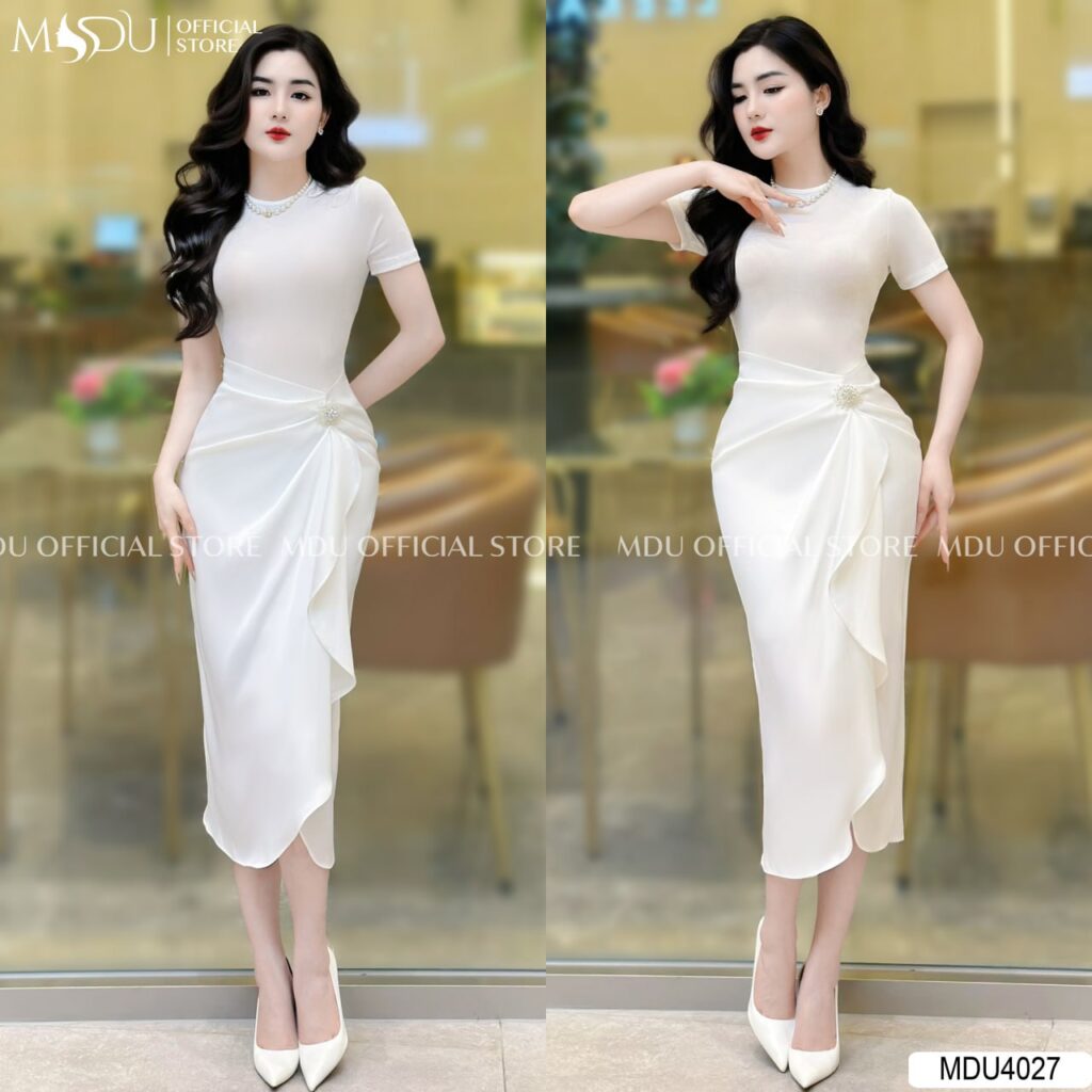 10+ Mẫu Đầm Dự Tiệc Cưới Tinh Tế Từ Mdu Fashion | Tỏa Sáng Ngày Trọng Đại 13 Đầm Dự Tiệc Cưới Đính Đá ôm Body từ MDUfashion