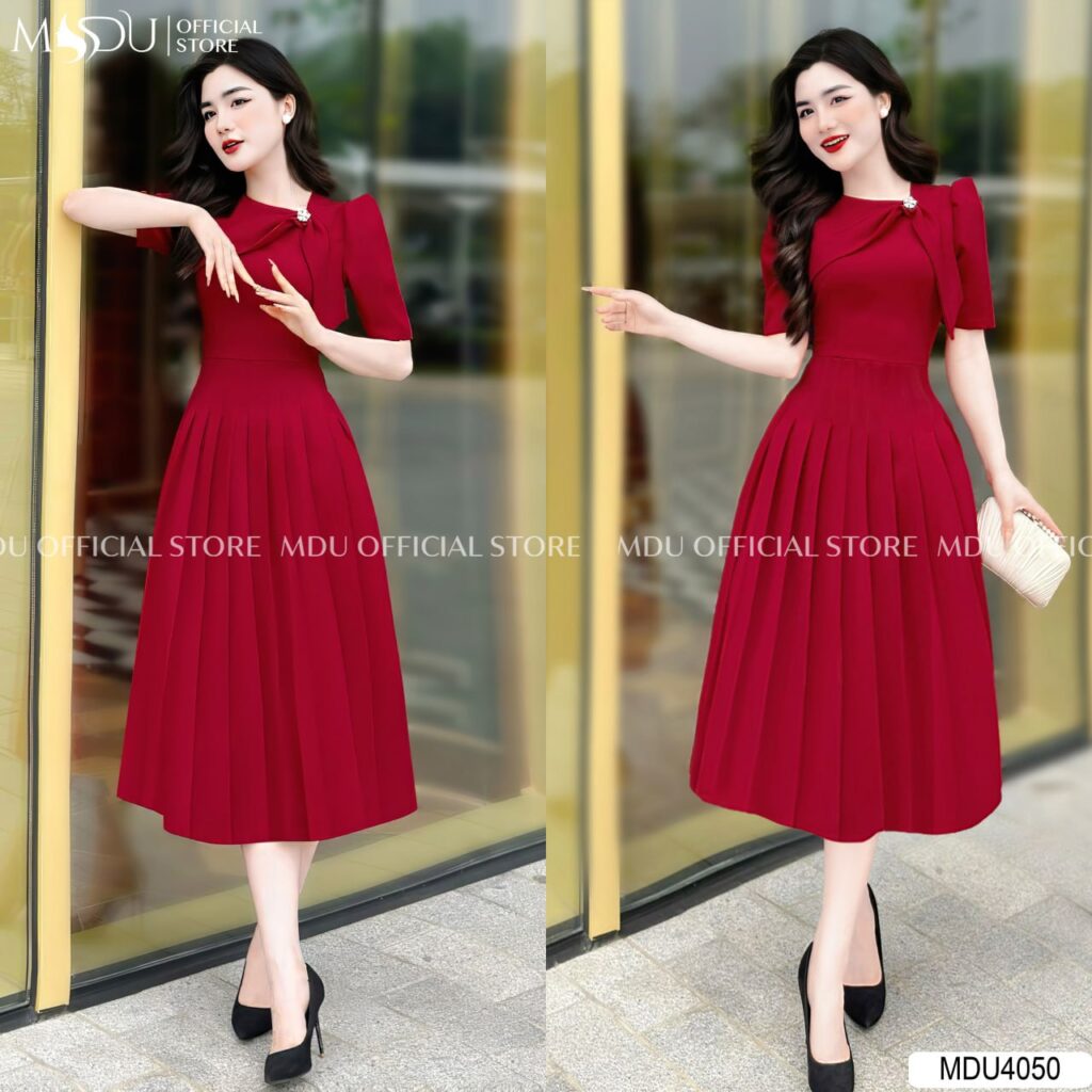 10+ Mẫu Váy Ngắn Công Sở Thanh Lịch Và Năng Động Cho Nàng Công Sở 8 Đầm Công Sở Cổ Điển Ngắn Với Nút Trang Trí
