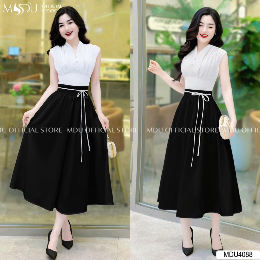 Top 10+ Đầm Tôn Dáng Đẹp, Sang Trọng Giúp Nàng Tỏa Sáng 12 Đầm Chất Mango Hàn Chiết Eo Tinh Tế