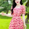 Váy Công Chúa MDU2929 Gam Hồng Cổ vuông Nhẹ Nhàng 10 photo 2024 05 01 06 45 57 Mdu Fashion