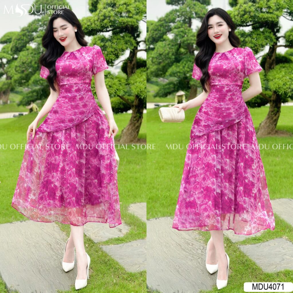 Khám Phá Top 10+ Mẫu Đầm Cúp Xòe Công Chúa Sang Trọng Từ MDUfashion 8 Váy Cúp Xòe Công Chúa Với Chất Liệu Voan Mềm Mại