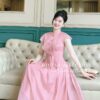Váy Thiết Kế MDU4145 Nổi Bật Từ Sắc Hồng Pastel Mix Tay Cánh Tiên Quốn Hút 12 photo 2024 05 23 19 00 58 Mdu Fashion