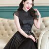 Váy Thiết Kế MDU4155 Dáng Xoè Nhẹ Tông Đen Mờ Cúc Đính Ngực Phối Tay Cánh Tiên Bắt Mắt 11 photo 2024 05 26 17 44 16 2 Mdu Fashion