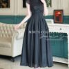 Váy Thiết Kế MDU4155 Dáng Xoè Nhẹ Tông Đen Mờ Cúc Đính Ngực Phối Tay Cánh Tiên Bắt Mắt 10 photo 2024 05 26 17 44 16 3 Mdu Fashion
