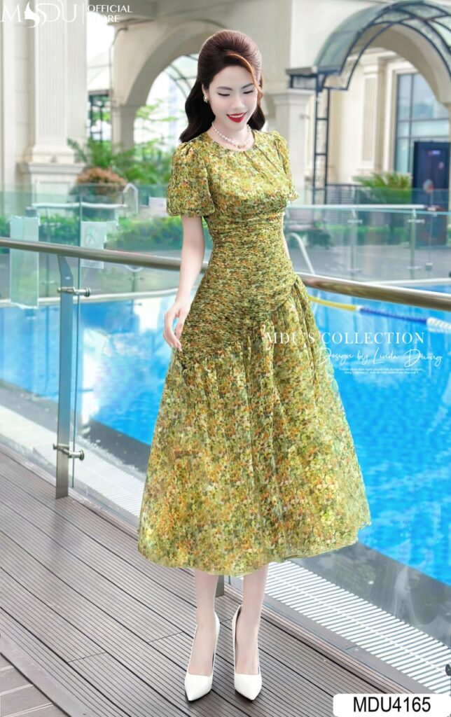 Top 10+ Mẫu Đầm Tiểu Thư Dự Tiệc Đẹp Nhất Từ MDU Fashion - Sang Trọng Và Thanh Lịch 9 Đầm Tiểu Thư Dự Tiệc Hoa Nhí