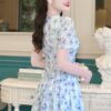 Váy Thiết Kế MDU2812 Thiết Kế Classic Hoa In Tông Xanh ,Tay Xếp Cách Điệu Phần Ngực 13 photo 2024 06 05 17 48 42 Mdu Fashion