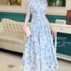 Váy Thiết Kế MDU2812 Thiết Kế Classic Hoa In Tông Xanh ,Tay Xếp Cách Điệu Phần Ngực 11 photo 2024 06 05 17 48 42 4 Mdu Fashion
