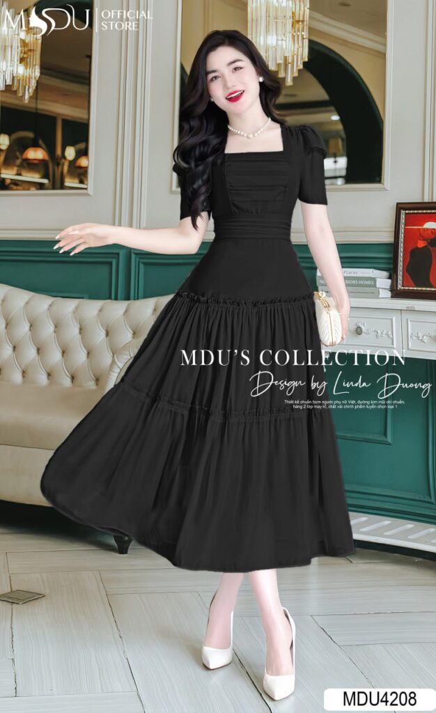 Top 10+ Mẫu Váy Công Chúa Cổ Vuông Sang Trọng Tại Mdu Fashion 14 Váy Cổ Vuông Công Chúa Với Tay Phồng