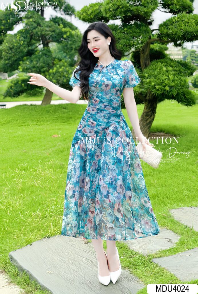 Top 10+ Mẫu Váy Dự Tiệc Màu Xanh Dương Thanh Lịch 12 Váy Dự Tiệc Màu Xanh Xếp Ly Eo