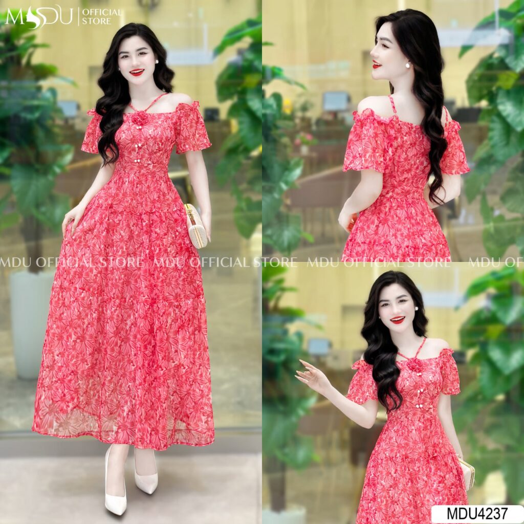 Top 5 Mẫu Váy Hoa Nhí Hàng Thiết Kế Đẹp Nhất Cho Mọi Phong Cách 6 Váy Hoa Nhí Thiết Kế Dáng Đầm Maxi
