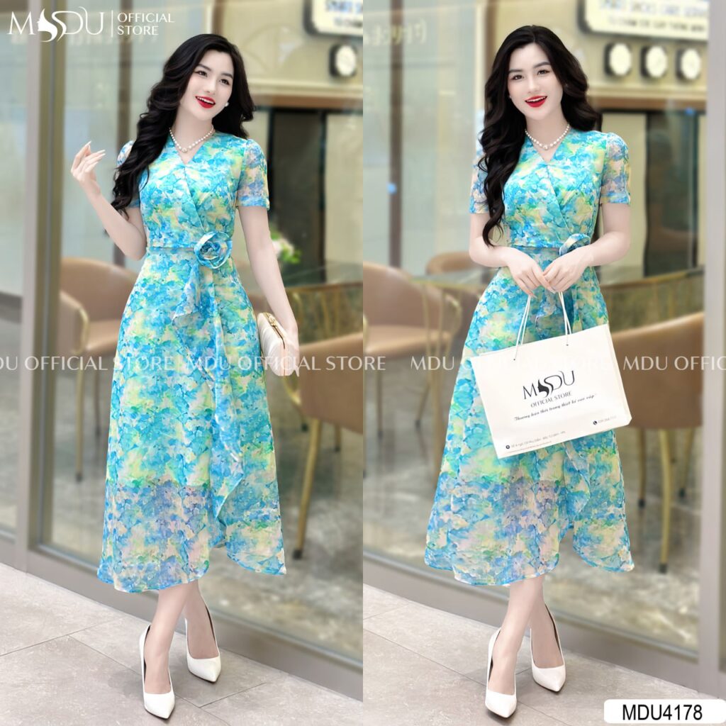 Top 10+ Đầm Dự Tiệc Màu Xanh Dương Sang Trọng, Hiện Đại 11 Đầm Dự Tiệc Màu Xanh Dương Xẻ Tà