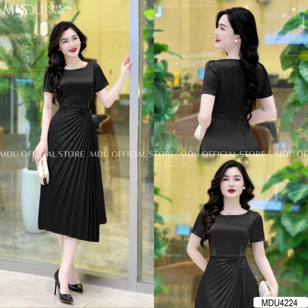 Top 10+ Mẫu Đầm Dự Tiệc Đơn Giản Sang Trọng Từ MDU Fashion – Đẳng Cấp Và Tinh Tế Cho Mọi Sự Kiện 8 Đầm Dự Tiệc Đơn Giản Sang Trọng Vải Lụa