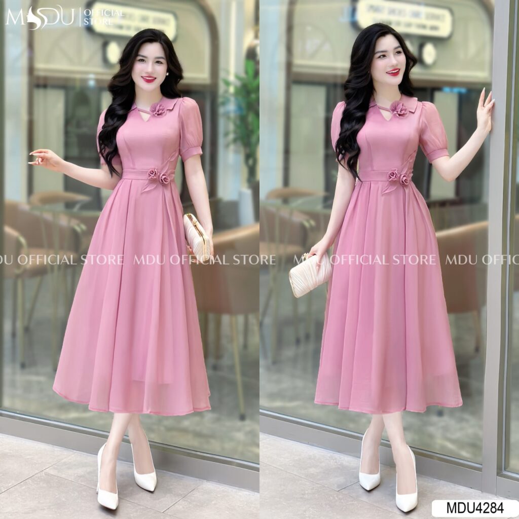 Top 10+ Mẫu Đầm Tiểu Thư Dự Tiệc Đẹp Nhất Từ MDU Fashion - Sang Trọng Và Thanh Lịch 10 Đầm Tiểu Thư Dự Tiệc Tay Bồng