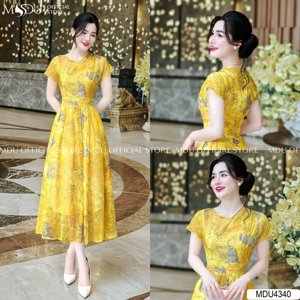 Top 10+ Mẫu Váy Thiết Kế Màu Vàng Rực Rỡ Và Thanh Lịch Cho Phái Đẹp 5 Váy Thiết Kế Màu Vàng Xòe – Ngọt Ngào Và Tươi Mới