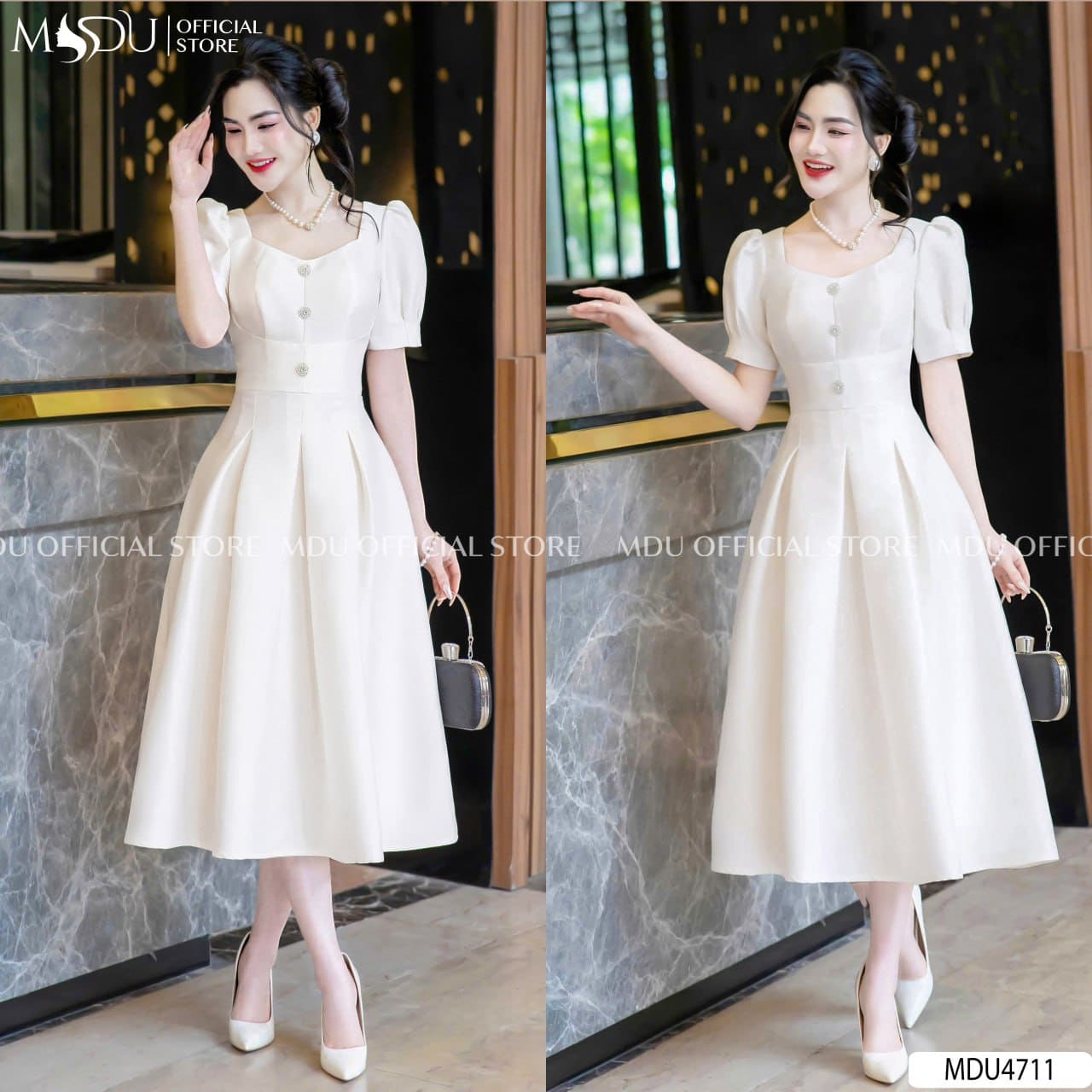 Diện Gì Đi Tiệc Cưới? Top 10+ Mẫu Váy Đầm Dự Tiệc Cưới Trẻ Trung Đẹp " Hút Mắt " 14 10. Váy Đầm Dự Tiệc Cưới Trẻ Trung Cổ Cách Điệu Cuốn Hút