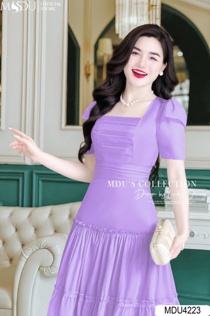Top 10+ Mẫu Đầm Dự Tiệc Sexy Quyến Rũ Giúp Bạn Tỏa Sáng Trong Mọi Sự Kiện 12 Đầm Dự Tiệc Xếp Tầng Cổ Vuông