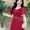 Váy Thiết Kế MDU4242 Dáng Công Chúa Sang Trọng Màu Đỏ Rực Rỡ 9 vay thiet ke mdu4242 1 Mdu Fashion