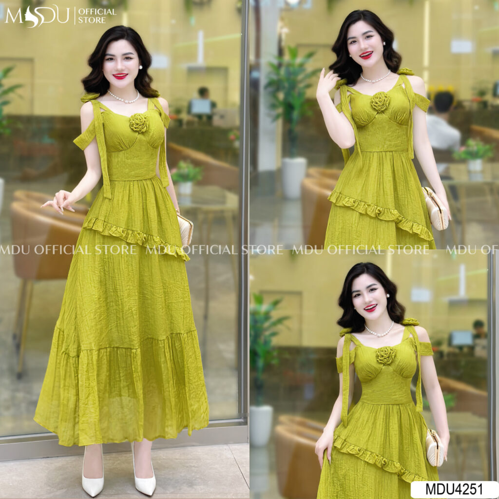 Top 10+ Váy Body Dây Bún Tôn Dáng, Quyến Rũ Đến Từng Chi Tiết 12 Váy body dây bún với chi tiết tơ xốp cao cấp