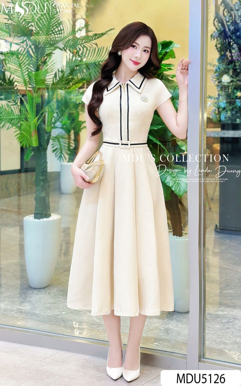 10+ Mẫu Đầm Chữ A Công Sở - Bí Kíp Tỏa Sáng Nơi Văn Phòng 13 Phối Đầm Chữ A Công Sở Với Phụ Kiện