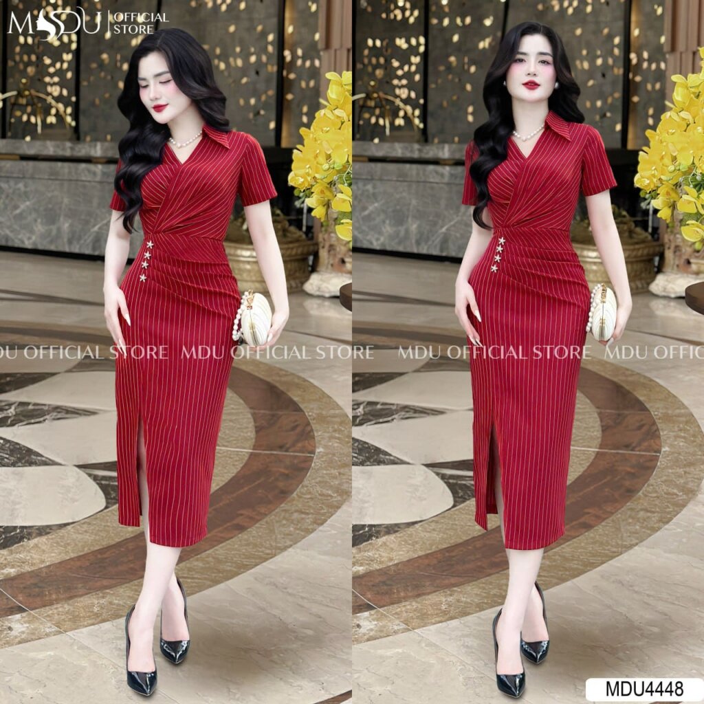 Top 10+ Đầm Dự Tiệc Cho Người Bắp Tay To - Che Khuyết Điểm, Tôn Vóc Dáng 6 Đầm Dự Tiệc Cho Người Bắp Tay To Cổ Sơ Mi Tinh Tế