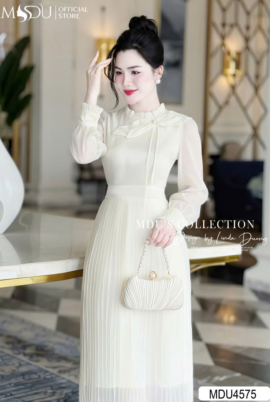 Top 10+ Đầm Dự Tiệc Cho Người Bắp Tay To – Bí Quyết Tự Tin Thanh Lịch 7 Đầm dự tiệc cho người có bắp tay to - Maxi có tay