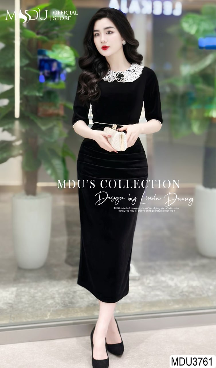 Top 10+ Đầm Dự Tiệc Sexy – Bí Quyết Tỏa Sáng Quyến Rũ Mọi Ánh Nhìn 16 Đầm dự tiệc sexy - Vải nhung