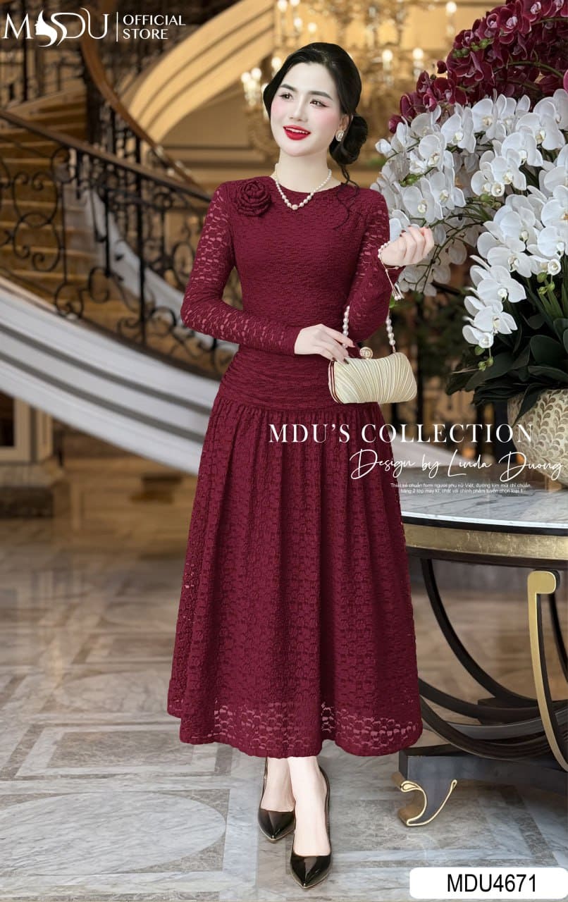 Gợi Ý 8+ Đầm Dự Tiệc Tay Dài Sang Trọng Cho Nữ 3 Những Kiểu Đầm Dự Tiệc Tay Dài Đẹp Lung Linh - Đầm Ren Tay Dài