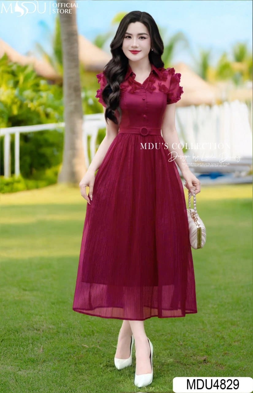 Đầm Dự Tiệc Tiểu Thư – Vẻ Đẹp Thanh Lịch, Ngọt Ngào Và Cuốn Hút 9 Đầm dự tiệc cho người đầy đặn