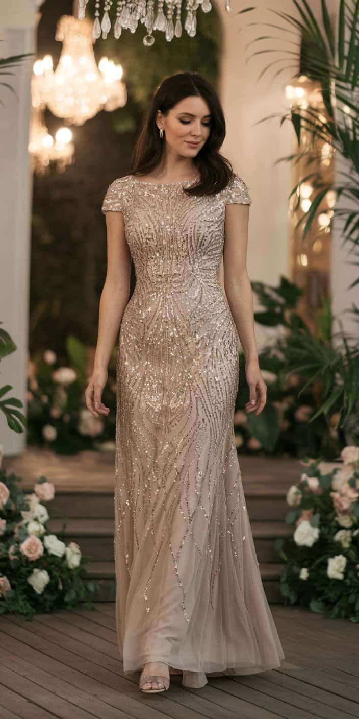 Đầm Khiêu Vũ Dự Tiệc – Vũ Điệu Của Sự Quyến Rũ Và Đẳng Cấp 9 Đầm khiêu vũ dự tiệc Seqiun ánh kim
