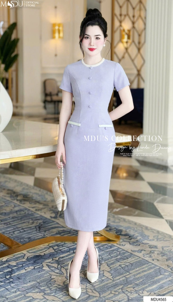Top 10+ Mẫu Đầm Màu Tím Đi Dự Tiệc Gây Thương Nhớ Nhất 4 Đầm màu tím di dự tiệc ôm body