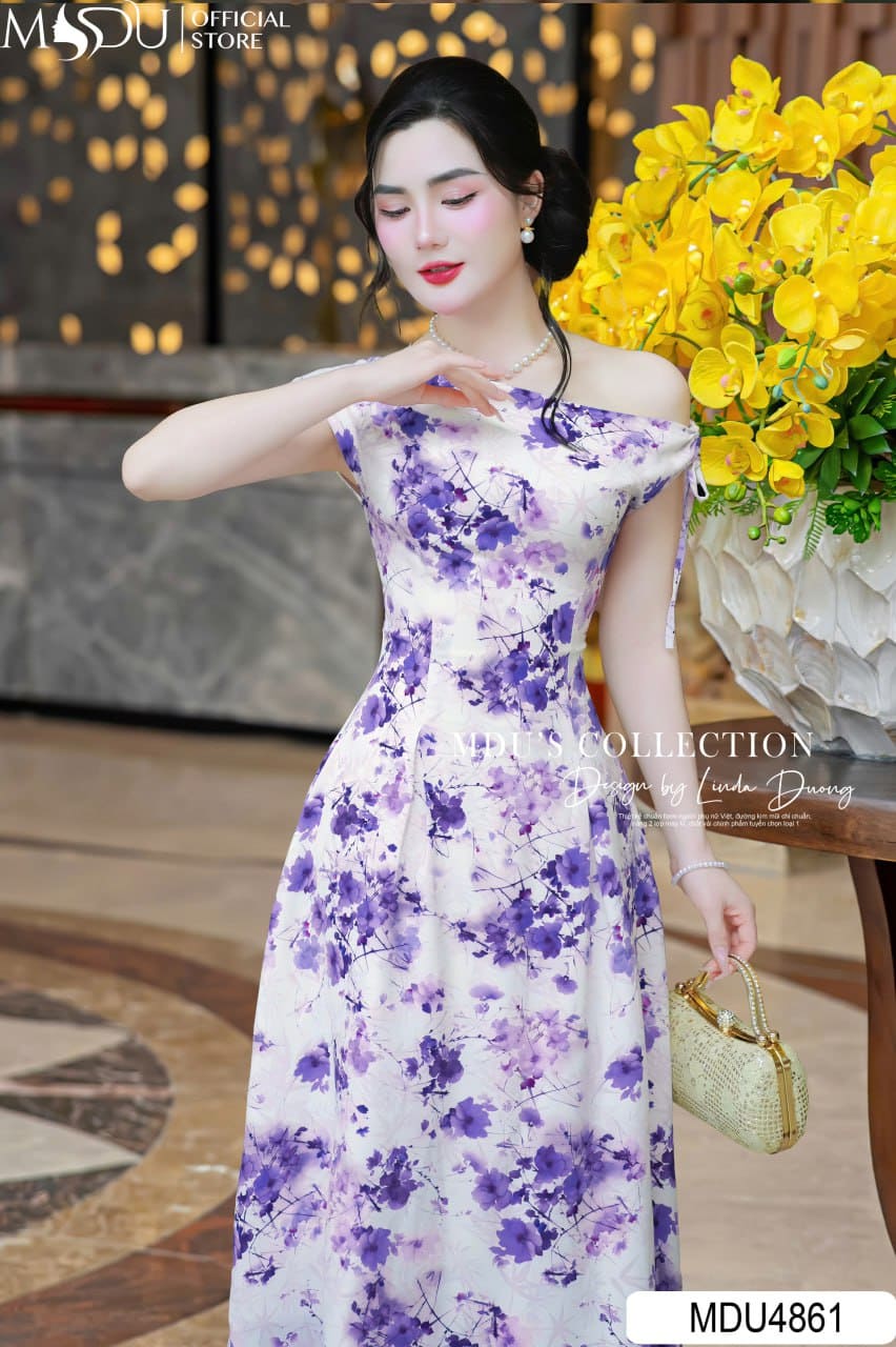 Top 10+ Mẫu Đầm Màu Tím Đi Dự Tiệc Gây Thương Nhớ Nhất 2 Đầm màu tím đi dự tiệc "Vũ khí bí mật"