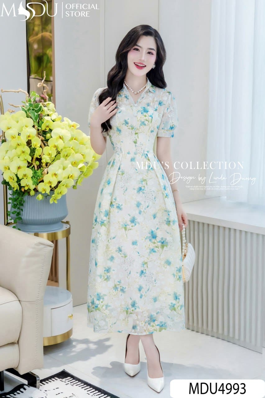 Top 10+ Đầm Sơ Mi Dự Tiệc – Sự Lựa Chọn Thanh Lịch, Tinh Tế Cho Mọi Quý Cô 4 Đầm sơ mi dự tiệc - Dáng suông