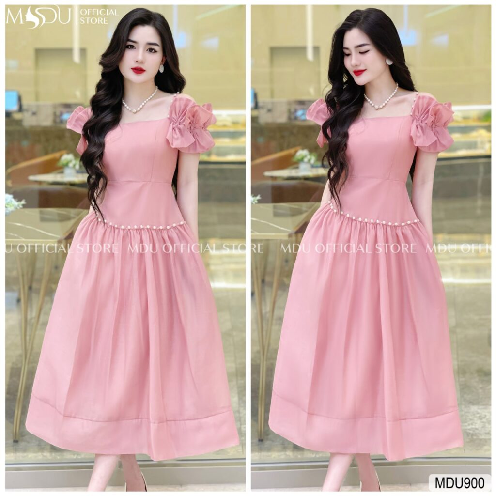 Top 10+ Mẫu Đầm Tiểu Thư Dự Tiệc Đẹp Nhất Từ MDU Fashion - Sang Trọng Và Thanh Lịch 7 Đầm Tiểu Thư Dự Tiệc Xòe