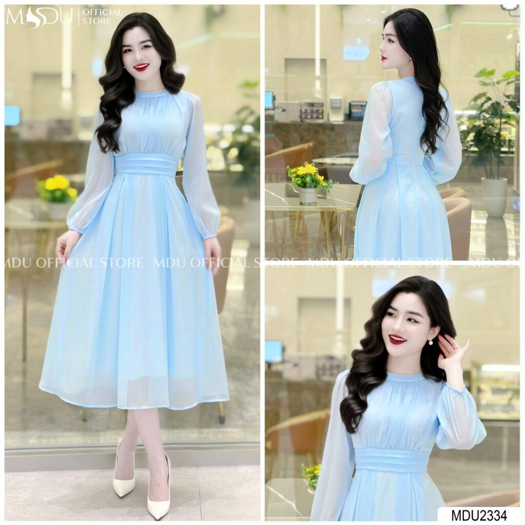 Top 10+ Đầm Dự Tiệc Màu Xanh Dương Sang Trọng, Hiện Đại 10 Đầm Dự Tiệc Màu Xanh Dương Tiểu Thư Bồng Bềnh