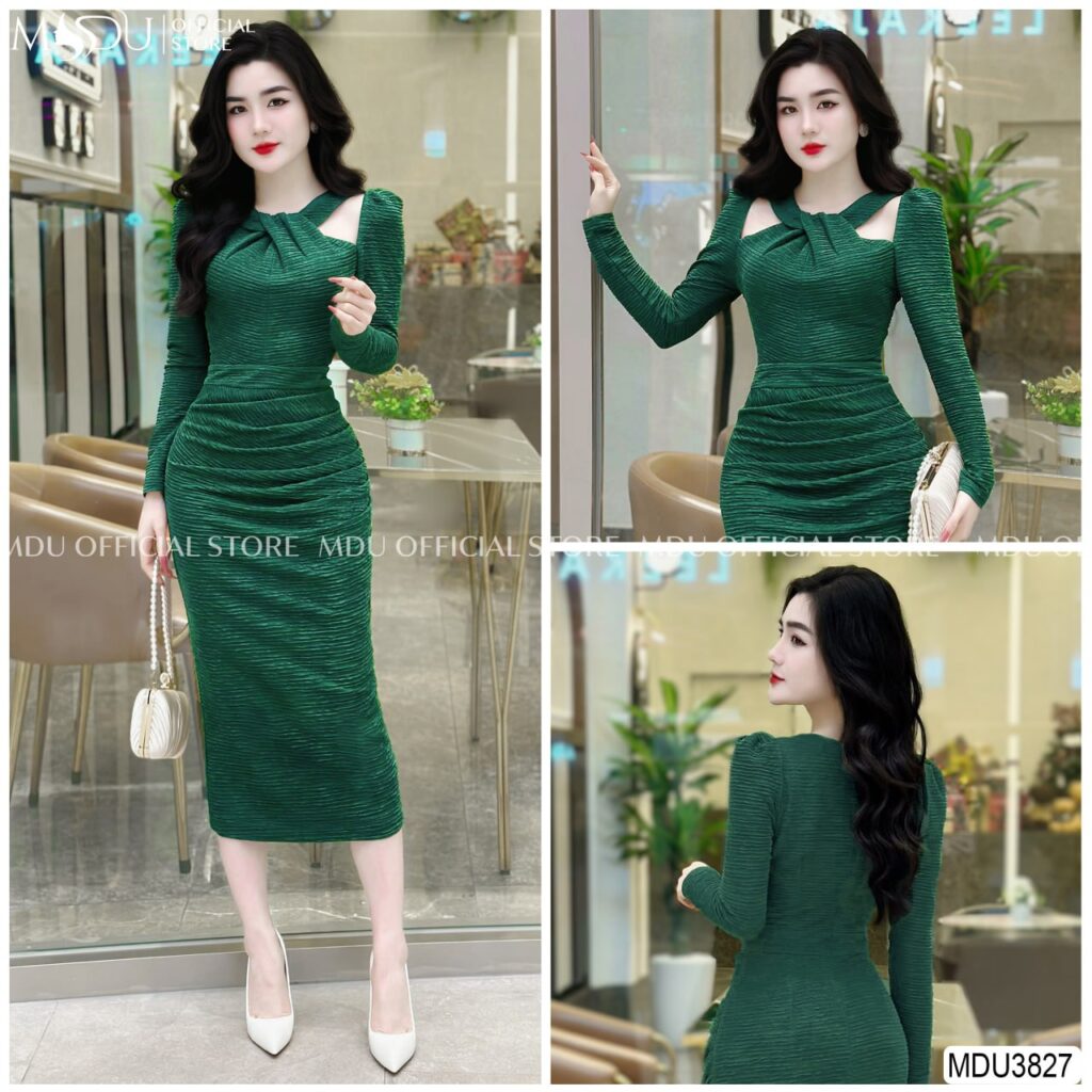 Top 10+ Mẫu Đầm Xanh Lá Cây Dự Tiệc Tôn Dáng, Nổi Bật Nhất 7 Đầm Xanh Lá Cây Dáng Ôm Body Quyến Rũ