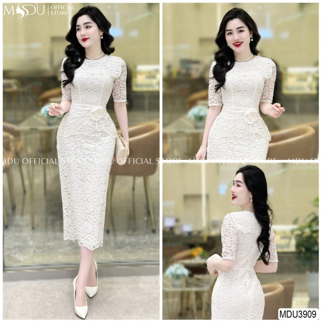 Top 10+ Mẫu Chân Váy Bút Chì Hàng Thiết Kế Thanh Lịch Và Sang Trọng 5 Chân Váy Bút Chì Phối Ren – Nữ Tính Và Sang Trọng