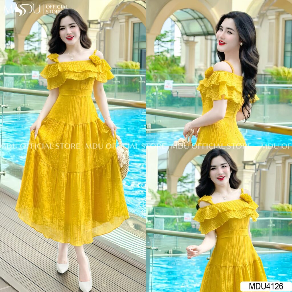 Top 10+ Mẫu Đầm Body Trễ Vai Quyến Rũ Cho Phong Cách Hiện Đại Và Tự Tin 11 Đầm body trễ vai pastel dịu dàng