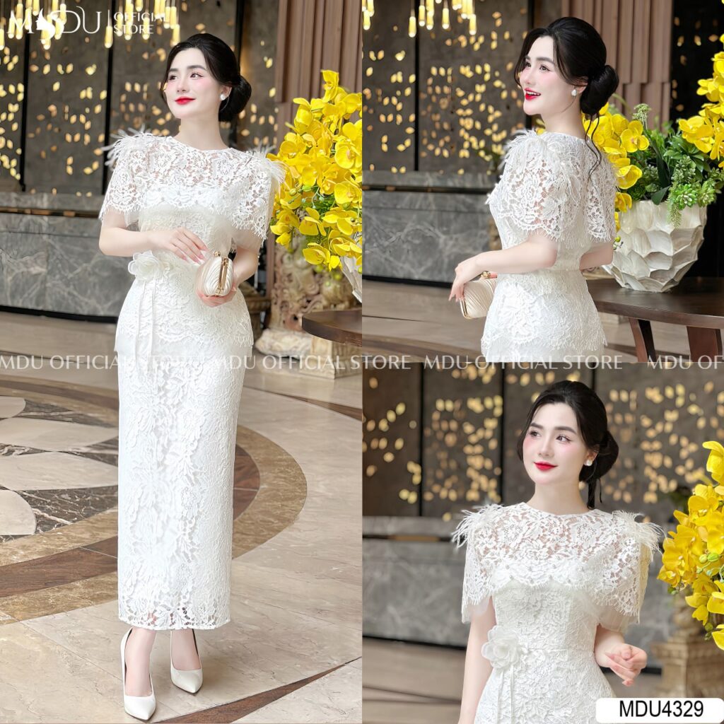 Khám Phá 10+ Mẫu Váy Xẻ Tà Dự Tiệc Tinh Tế Để Tỏa Sáng Mọi Lúc 14 Váy Xẻ Tà Ren Hoa từ MDUfashion