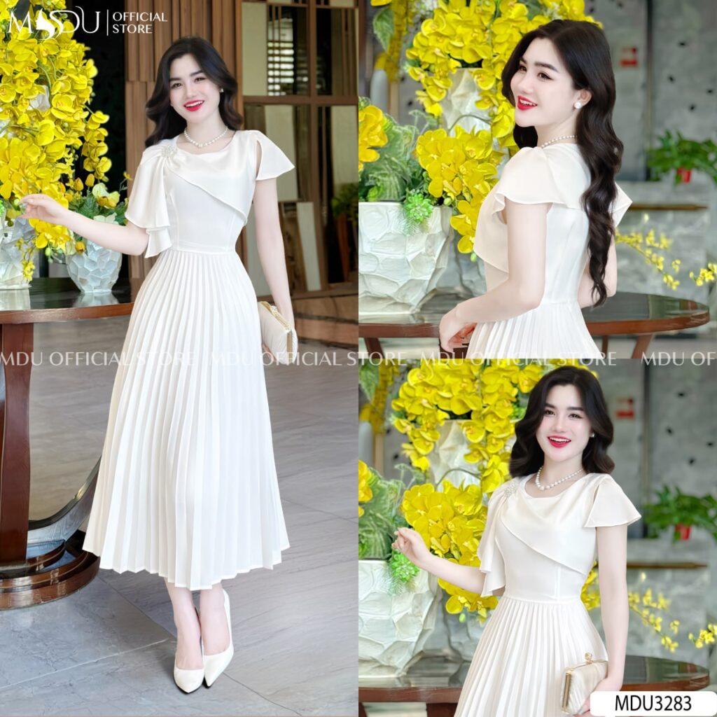 Top 10+ Xu Hướng Thiết Kế Thời Trang Váy Đẹp Và Hiện Đại Nhất 2024 7 Thiết Kế Váy Xếp Ly – Nữ Tính Và Dịu Dàng