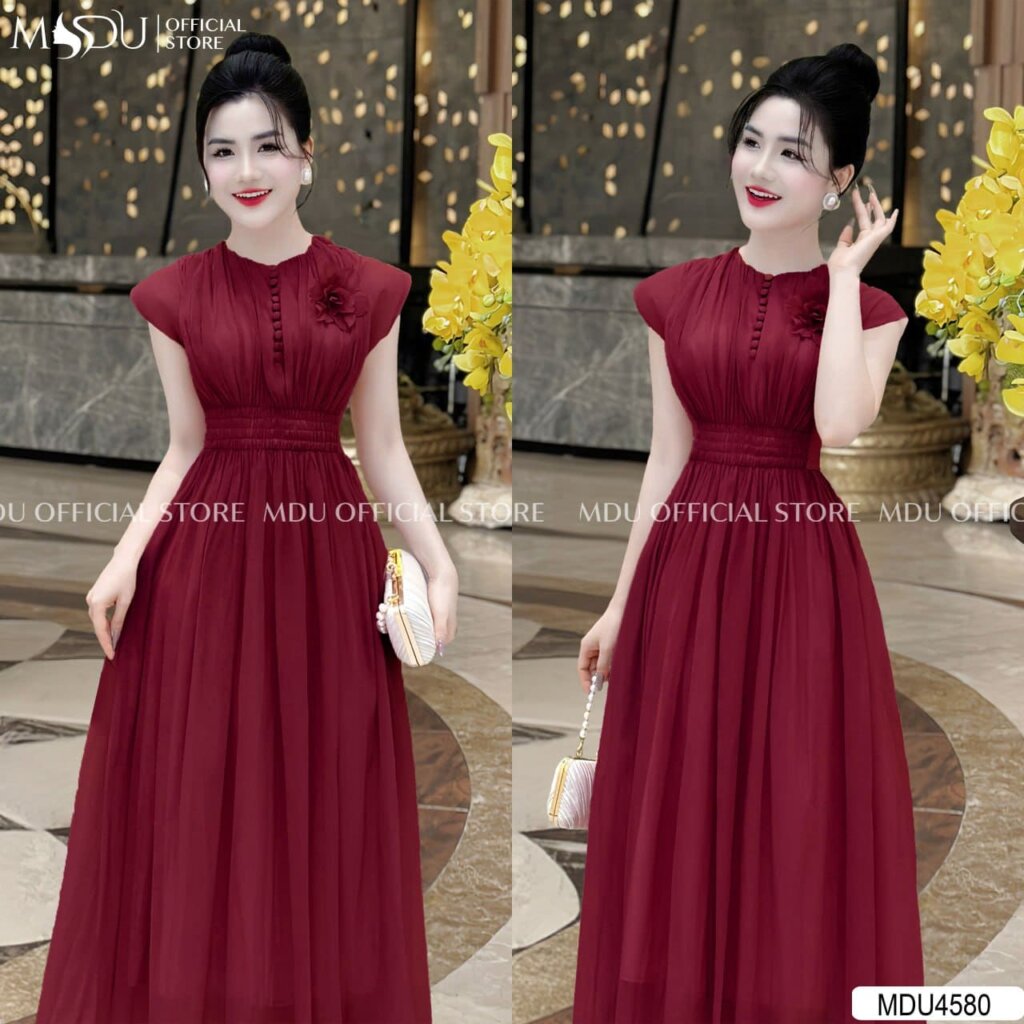 Mách bạn 10 Mẫu Váy Đầm Dự Tiệc Cưới Cho Tuổi 35 Đỉnh Nhất Năm 5 Váy Đầm Dự Tiệc Cưới Cho Tuổi 35 Xếp Ly Thanh Lịch
