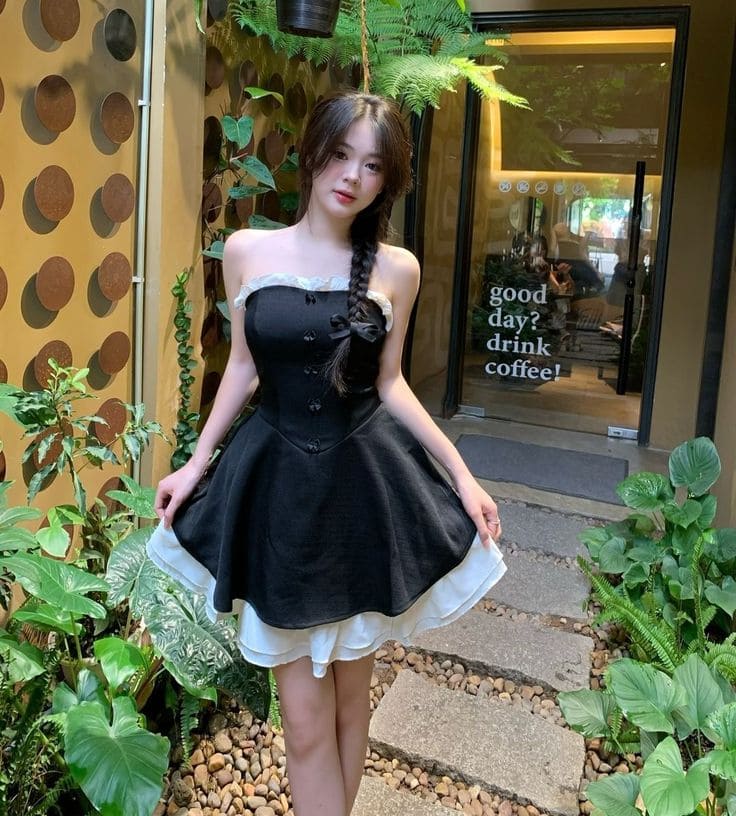 11+ Váy Dự Tiệc Sinh Nhật Cuốn Hút Mọi Ánh Nhìn 12 Các Kiểu Váy Dự Tiệc Sinh Nhật Đẹp Lung Linh - Váy Cúp Ngực Táo Bạo