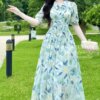 Váy Thiết Kế MDU2811 Cổ Sơ Mi Thắt Nơ Thanh Lịch 10 vay thiet ke mdu2811 2 Mdu Fashion